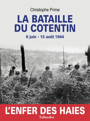cover image of La Bataille du Cotentin, l'enfer des haies